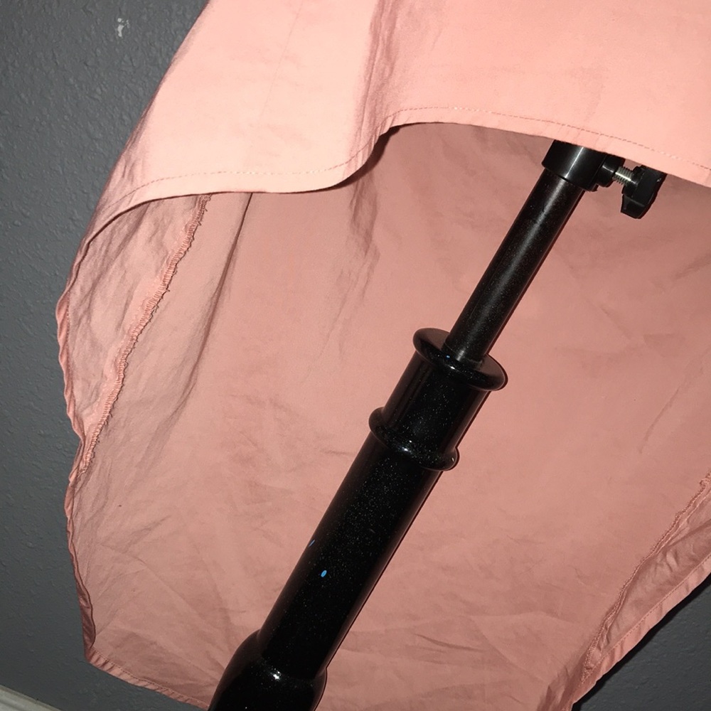 Pink salmon off shoulder top - Picture 5 of 10